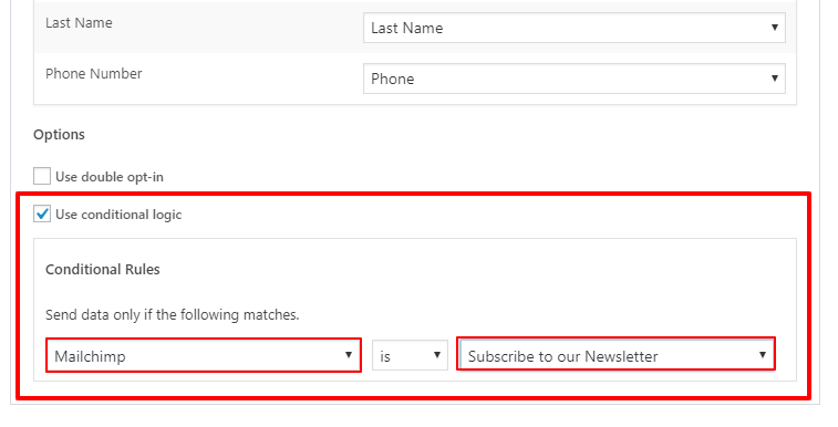 checkbox subscribe mailchimp everest forms wpeverest docs condition